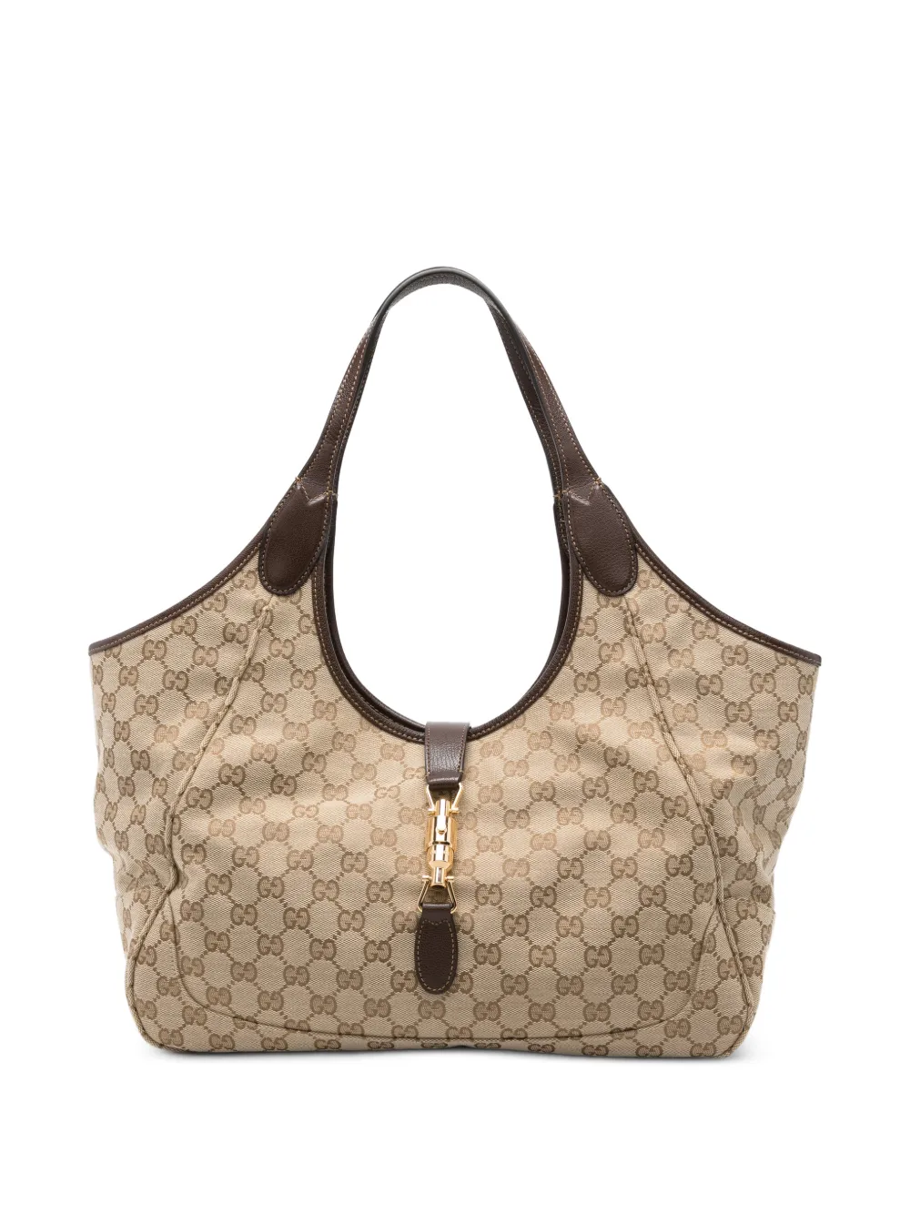 Gucci monogram-pattern tote bag - Nude