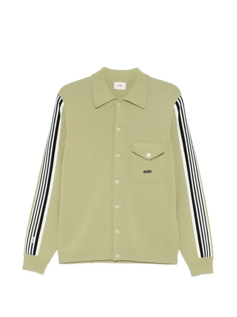 Autry 条纹口袋针织衫