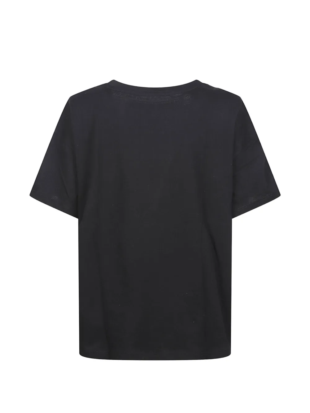 Majestic Filatures T-shirt met V-hals Zwart