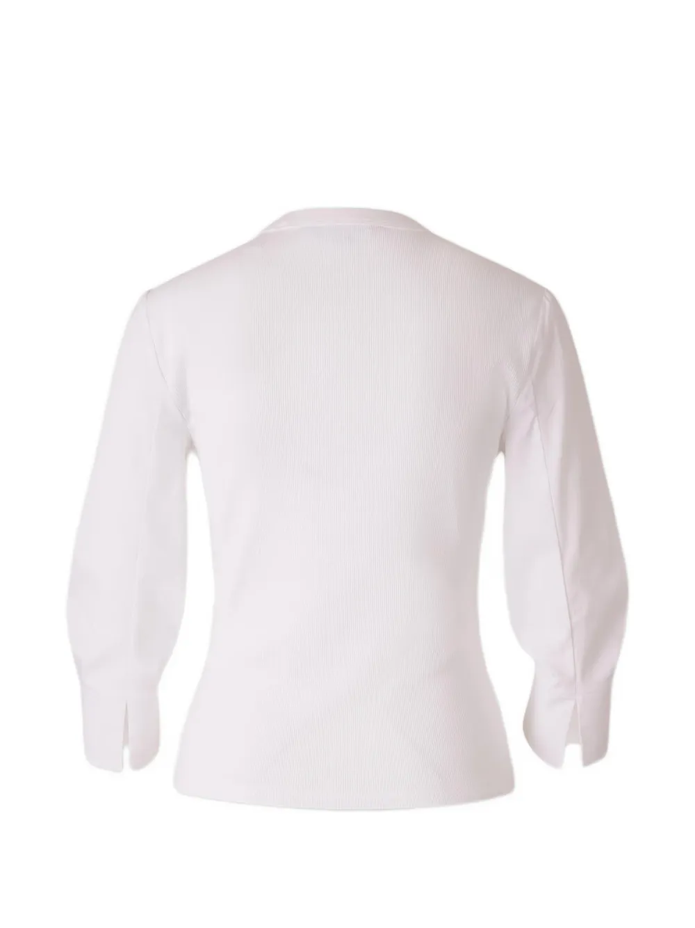 Veronica Beard Junia T-shirt met lange mouwen Wit