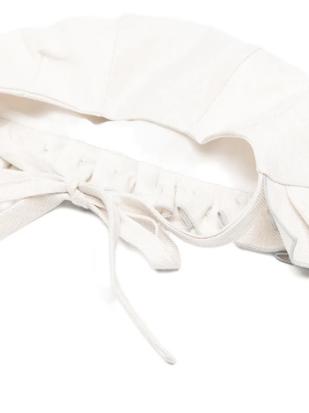  La Stupenderia Ruffled Hat - Neutrals 