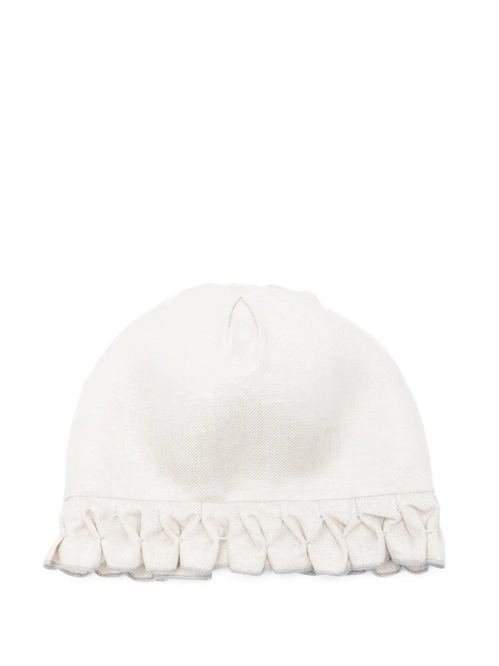 La Stupenderia ruffled hat - Toni neutri