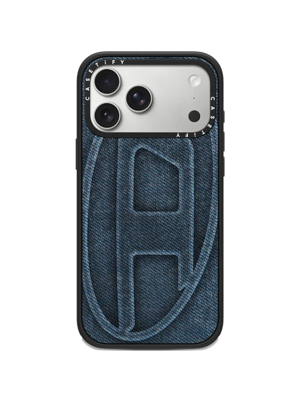 Diesel x CASETiFY denim-effect iPhone 17 Pro Max case - Blu