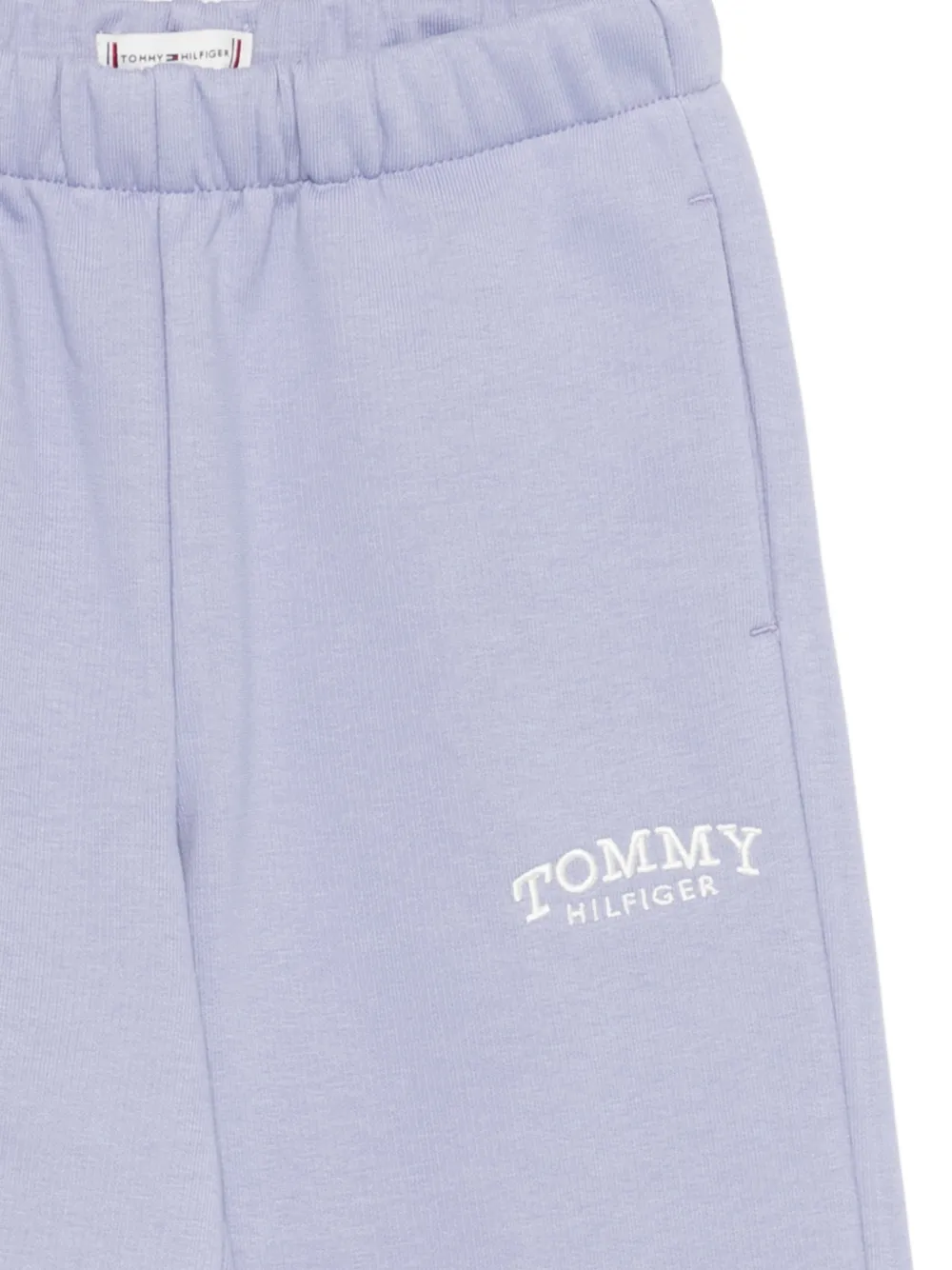  Tommy Hilfiger Junior Logo-embroidered Track Pants - Purple 