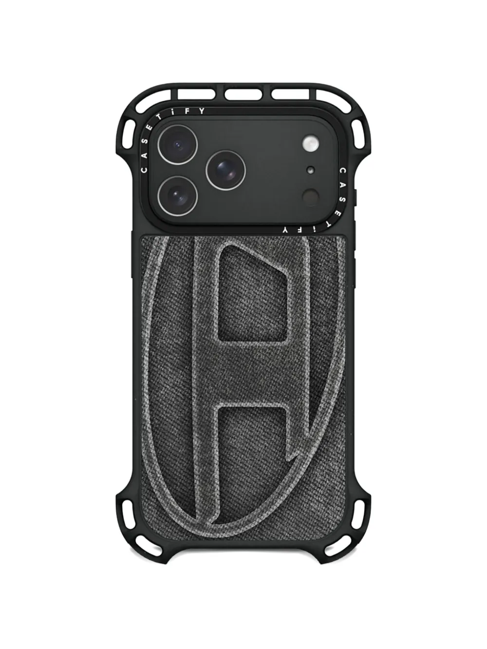 Diesel x CASETiFY denim-effect iPhone 17 Pro Max case - Nero