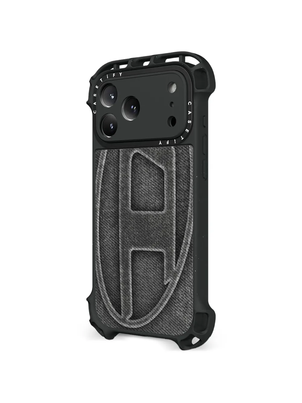  Diesel X Casetify Denim-effect Iphone 17 Pro Max Case - Black 
