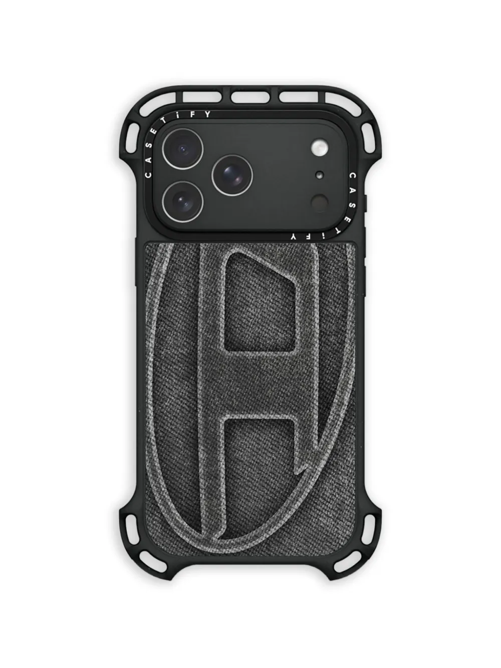 Diesel x CASETiFY denim-effect iPhone 17 Pro Max case - Nero
