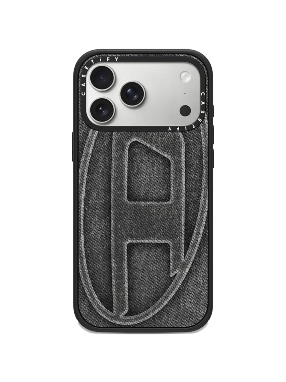 Diesel x CASETiFY denim-effect iPhone 17 Pro Max case - Nero