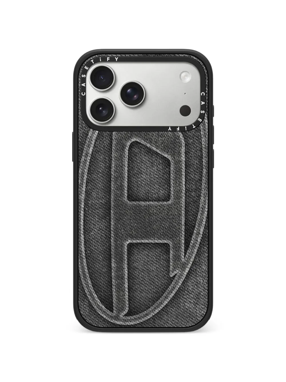 Diesel x CASETiFY denim-effect iPhone 17 Pro Max case - Nero