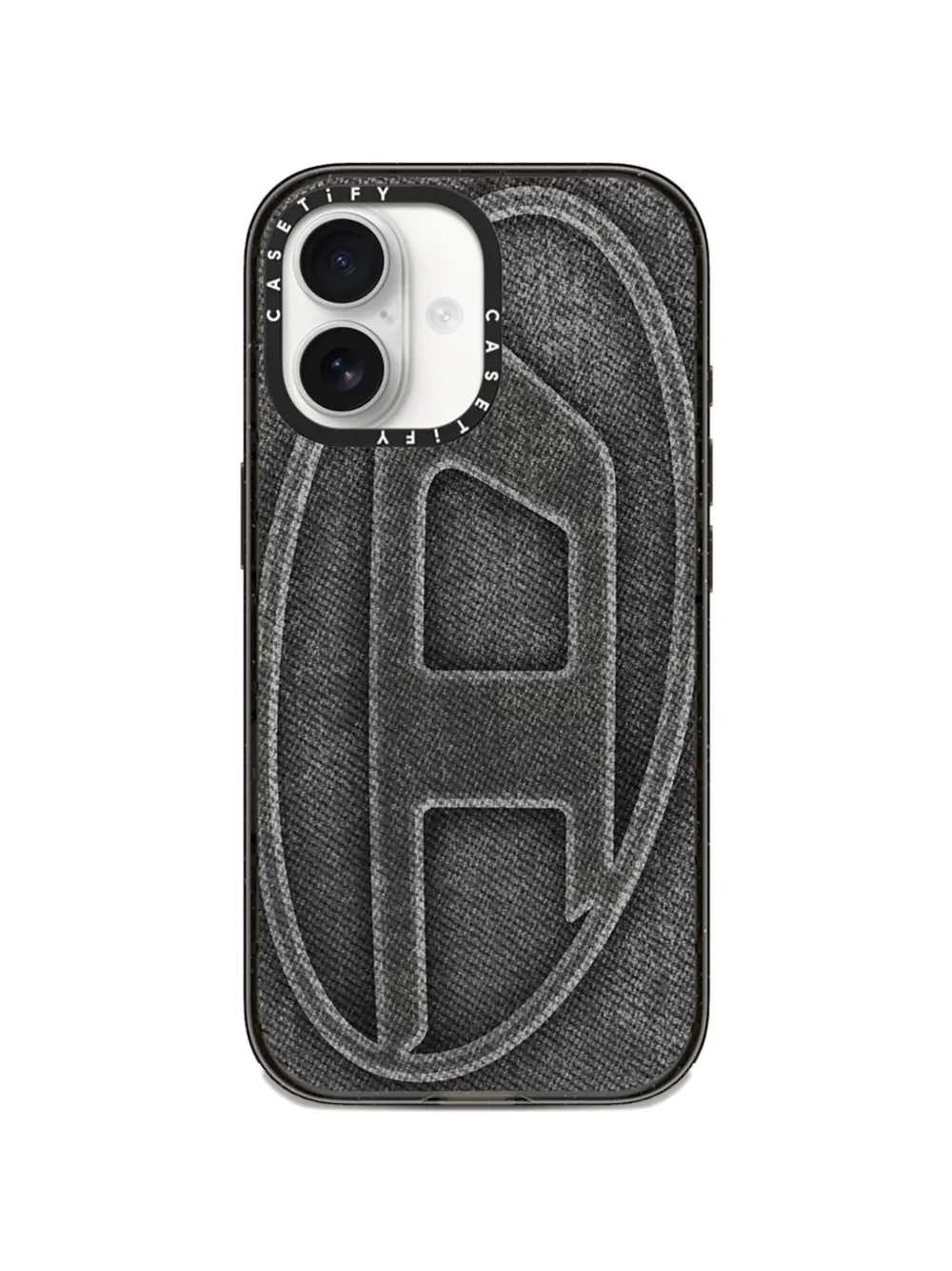 Diesel x CASETiFY denim-effect iPhone 17 case - Nero