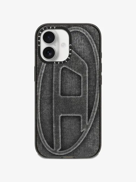 Diesel x CASETiFY 60537 denim-effect iPhone 17 case