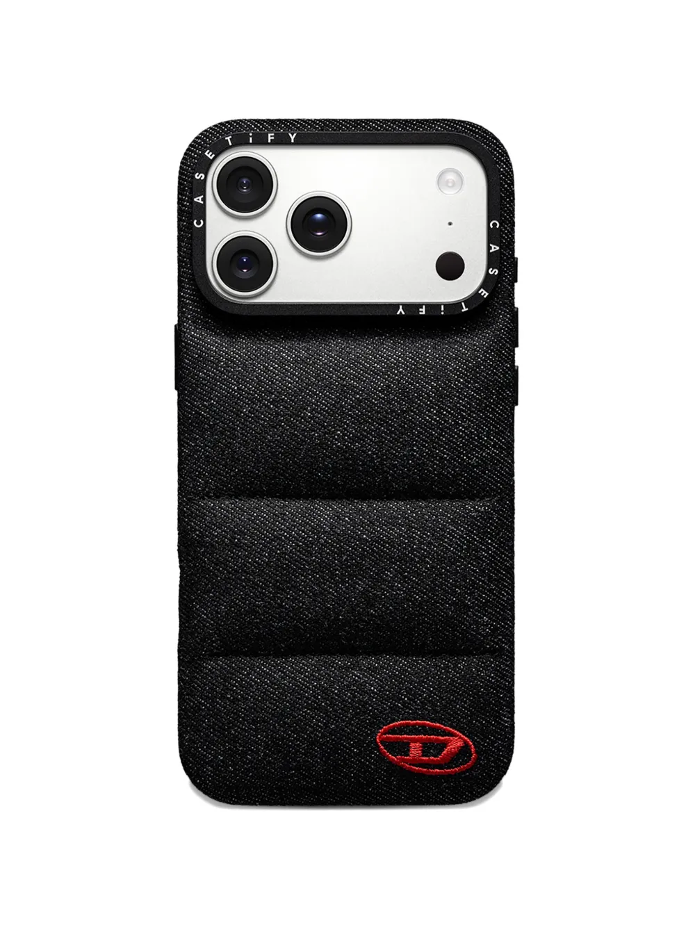 Diesel x CASETiFY puffer-design iPhone 17 Pro case - Nero