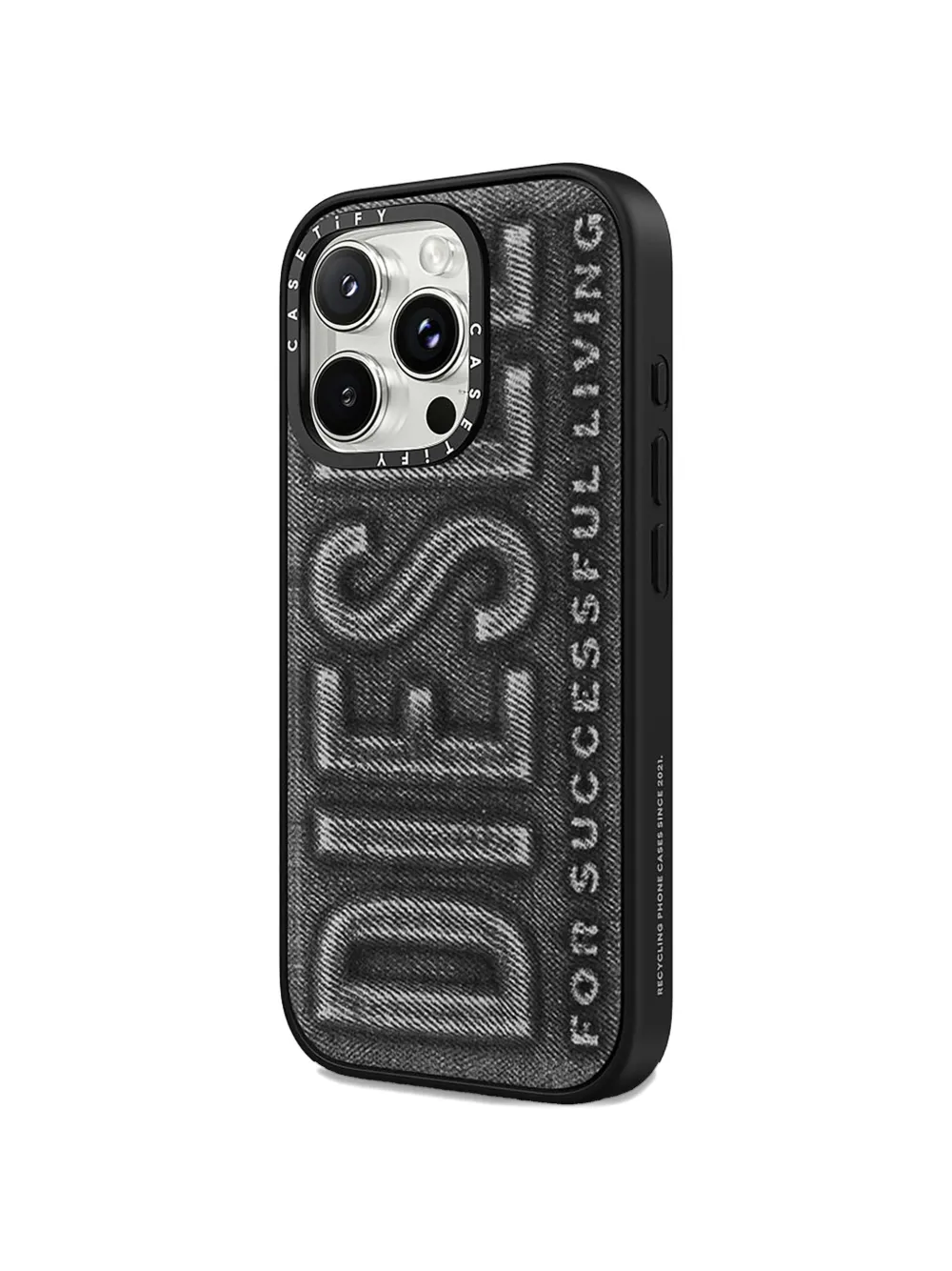  Diesel X Casetify Denim-effect Iphone 16 Pro Max Case - Black 