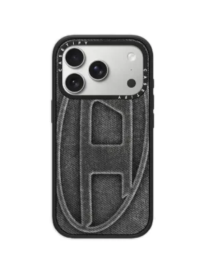 Diesel x CASETiFY denim-effect iPhone 17 Pro Case | Black