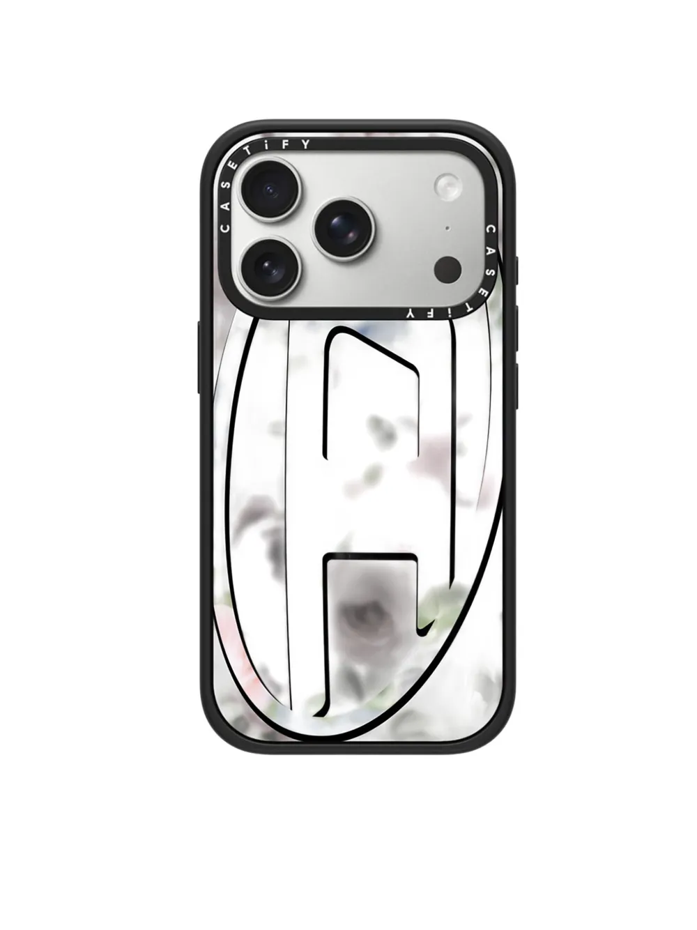 Diesel x CASETiFY Oval D iPhone 17 Pro case - Bianco