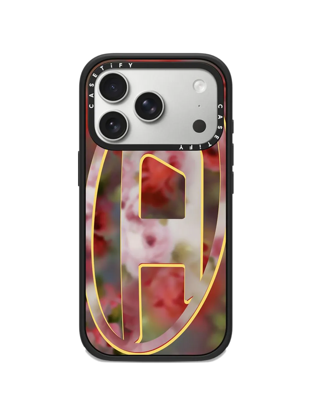 Diesel x CASETiFY floral-print iPhone 17 Pro case - Rosso