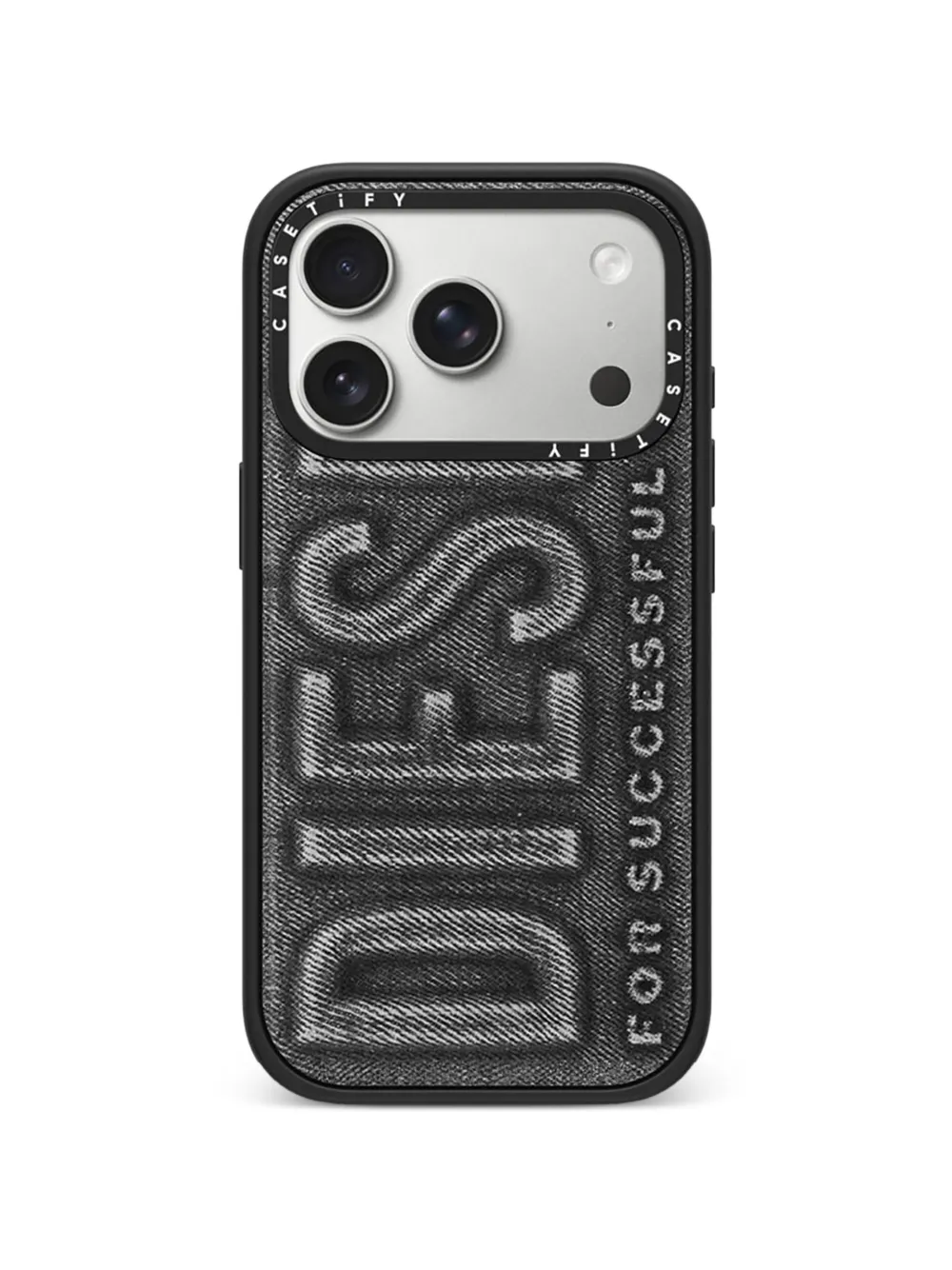 Diesel x CASETiFY logo-detail iPhone 17 Pro case - Nero