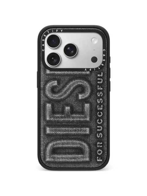 Diesel x CASETiFY logo-detail iPhone 17 Pro case