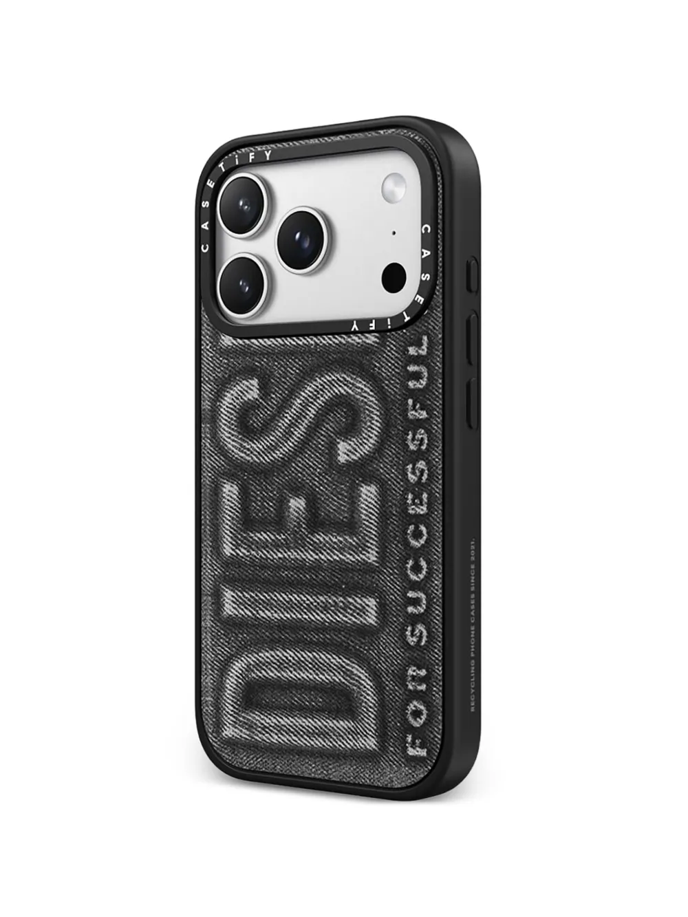 Diesel X Casetify Logo-detail Iphone 17 Pro Case - Black 
