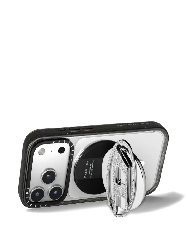 Diesel x CASETiFY 'Oval D' グリップスタンド | シルバートーン