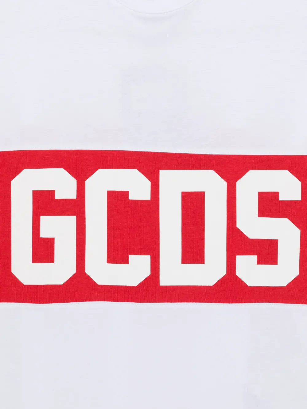 Gcds Kids T-shirt met logoprint Wit