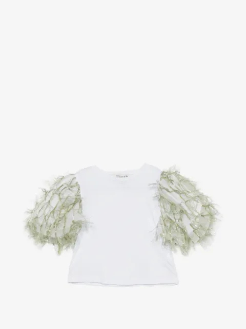alapage playera con flecos en las mangas