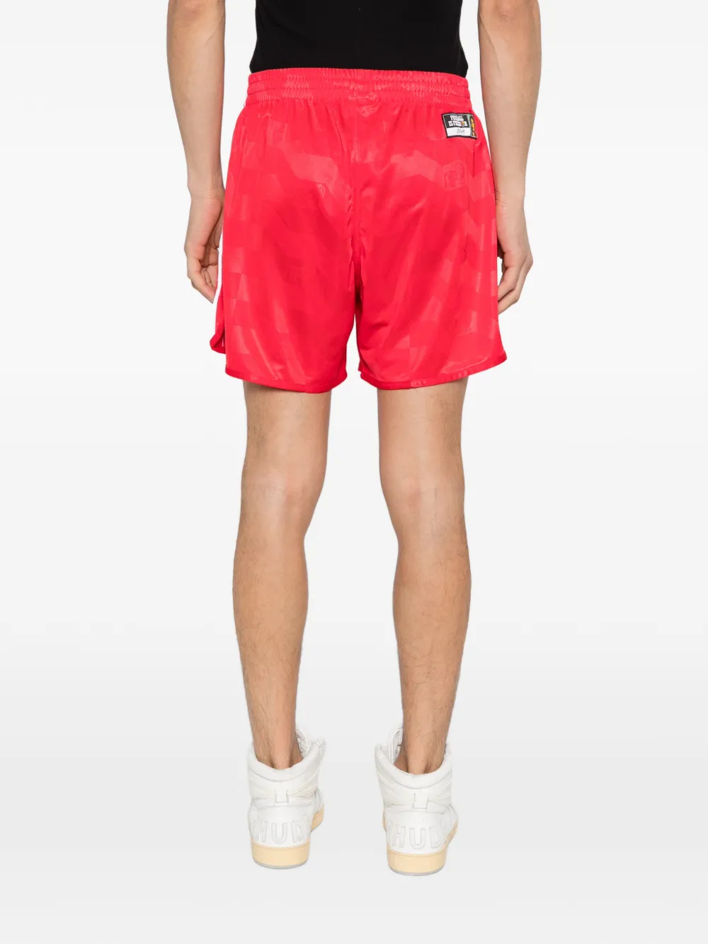 adidas Trainingsshorts met streep Rood