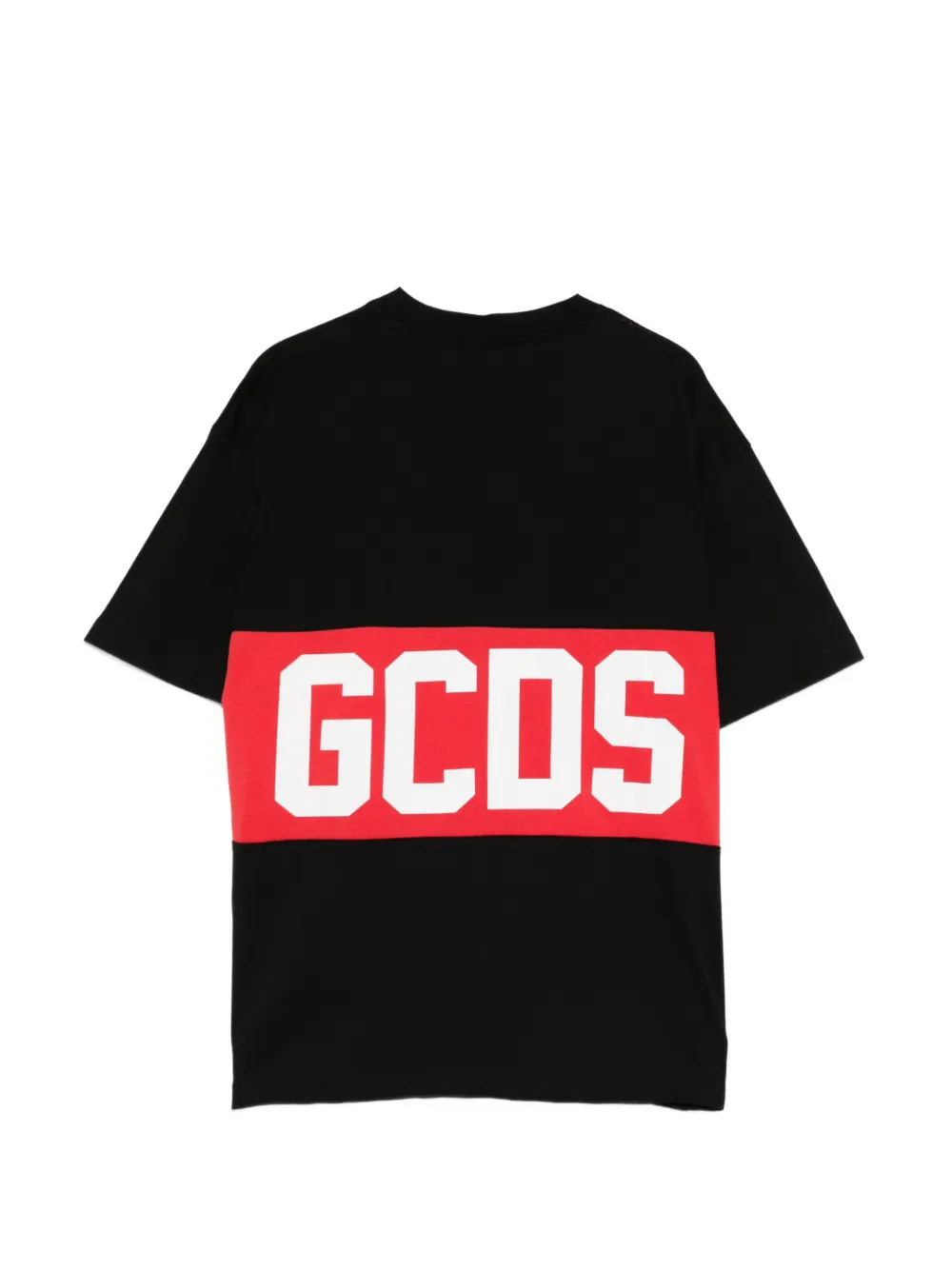  Gcds Kids Logo-print T-shirt - Black 