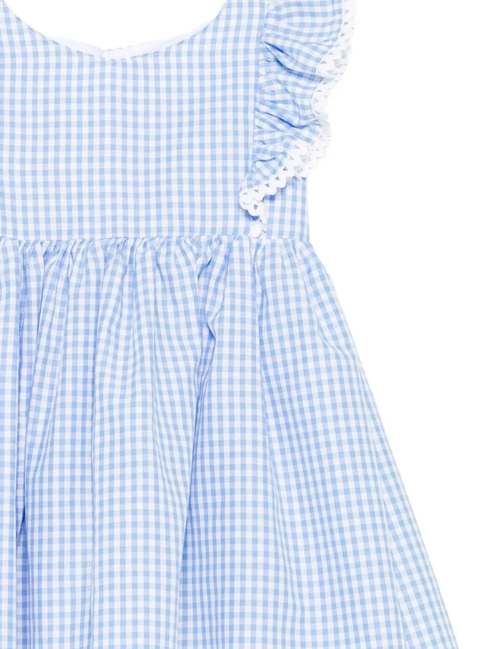  Siola Vestido A Cuadros Gingham - Azul 