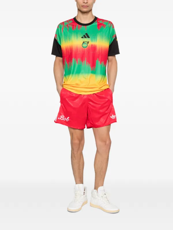 Adidas Jamaica 26 x Bob Marley Home Pre Match Jersey | Red | FARFETCH