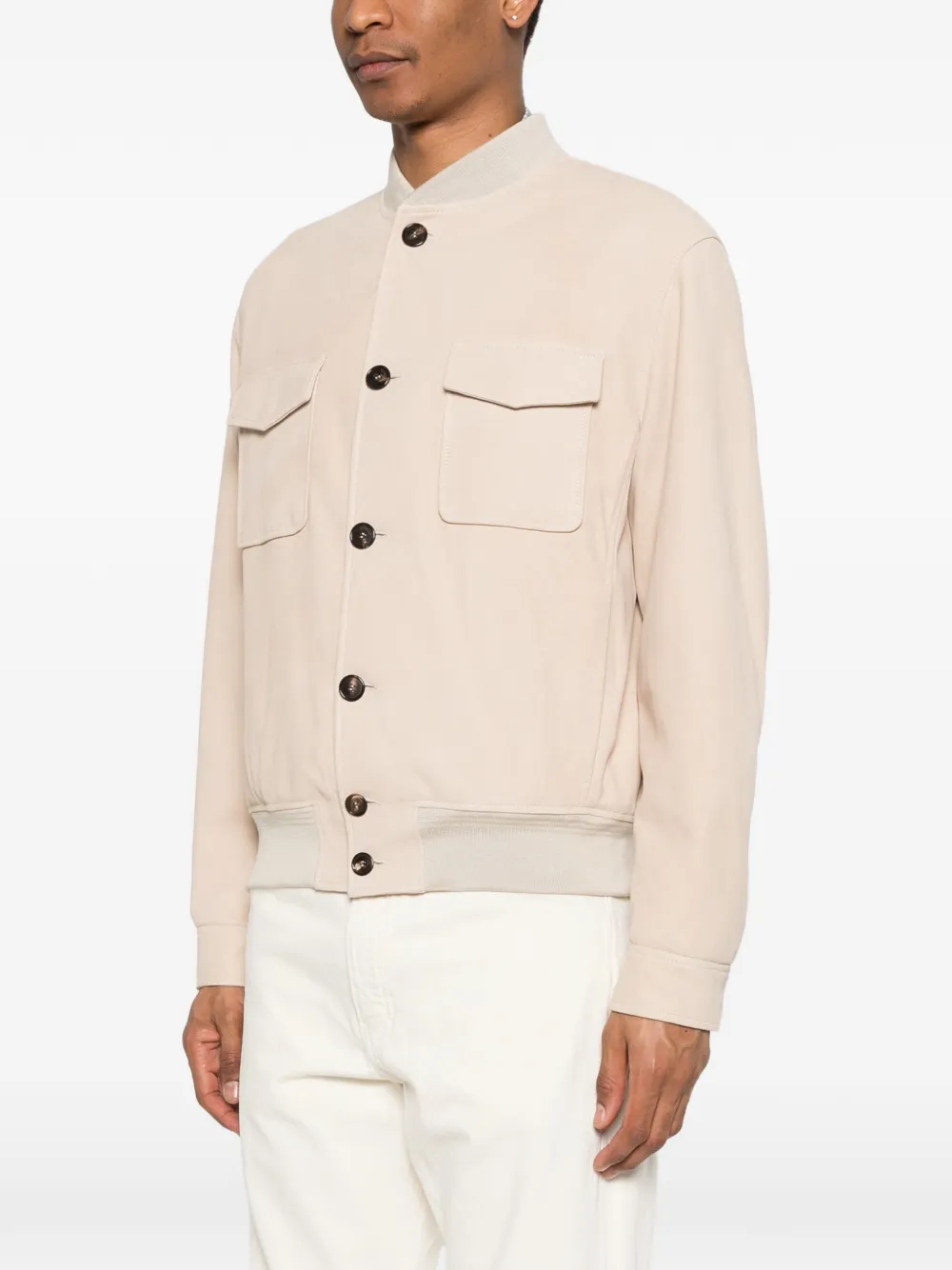  Montedoro Buttoned Pocket Coat - Neutrals 