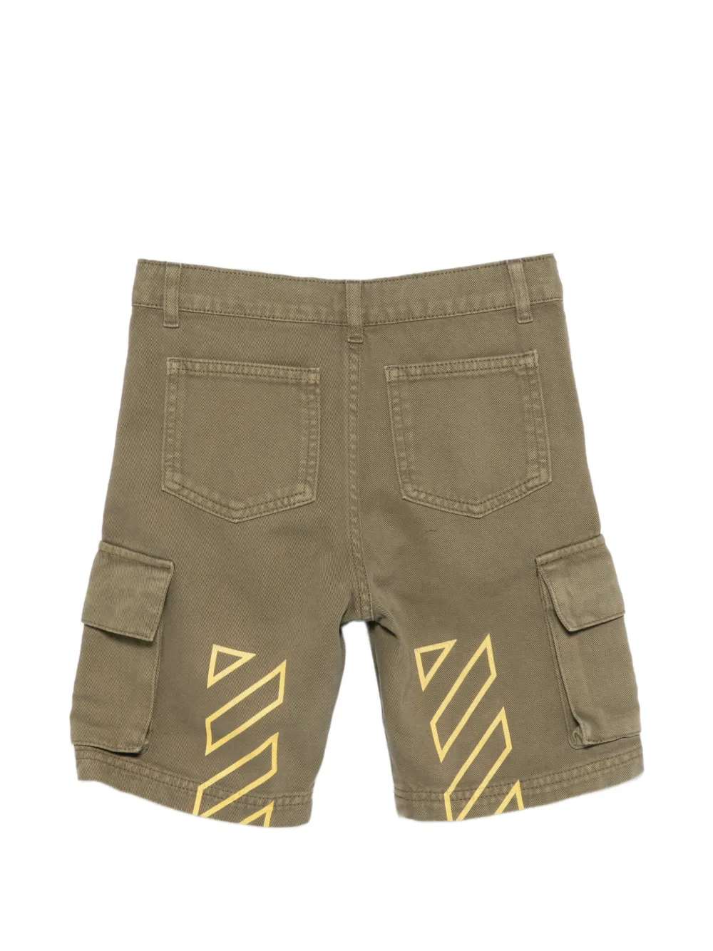 Off-White Kids Cargo shorts Groen
