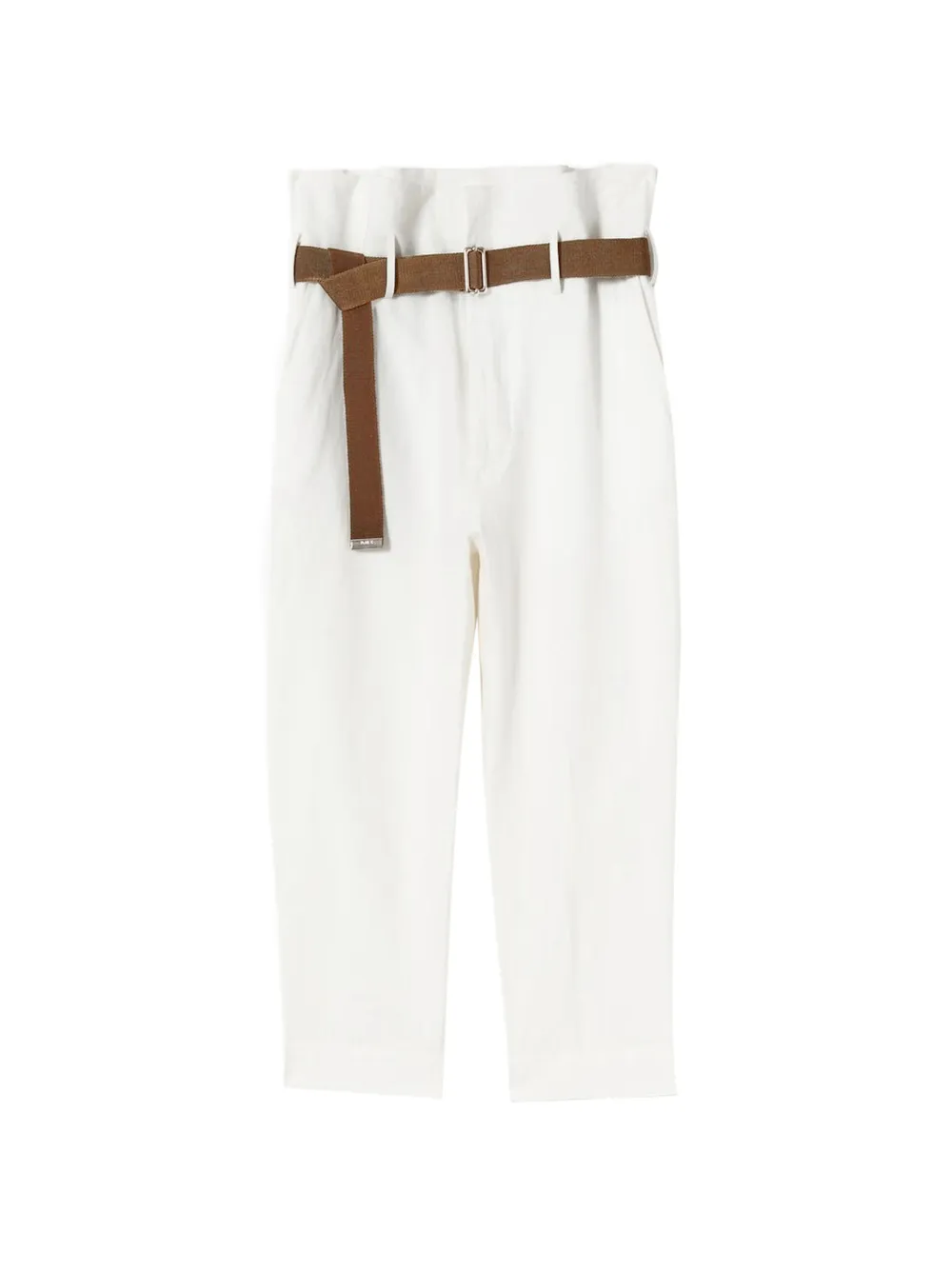 Plan C high-waist trousers - Bianco