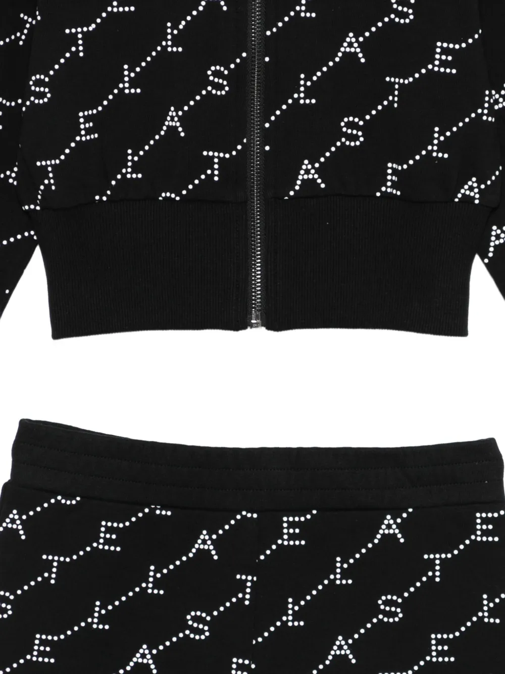 Logo-Pattern Shorts Set