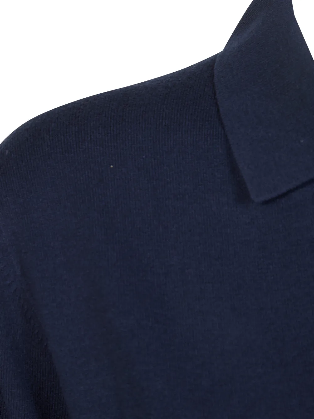  Weekend Max Mara Polo V-neck Top - Blue 