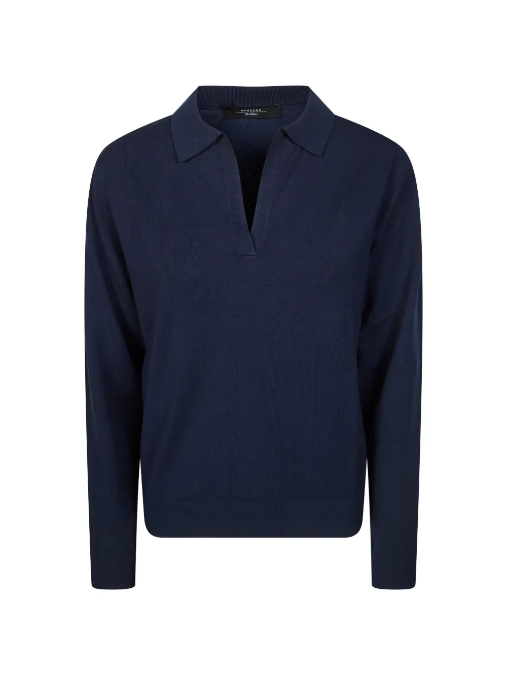 Weekend Max Mara polo V-neck top - Blu