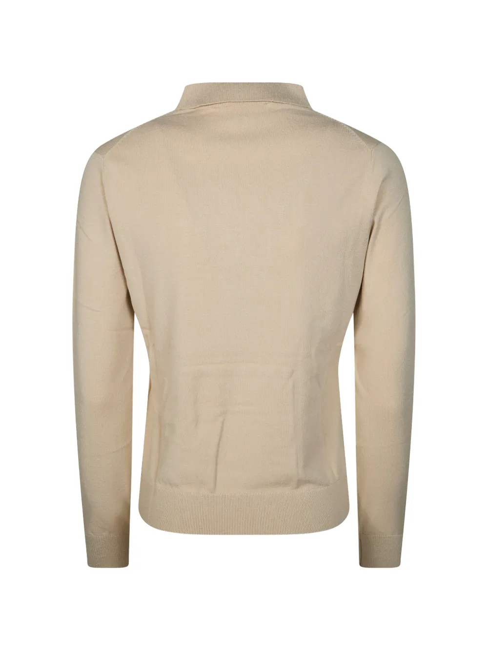  Weekend Max Mara Polo V-neck Top - Neutrals 