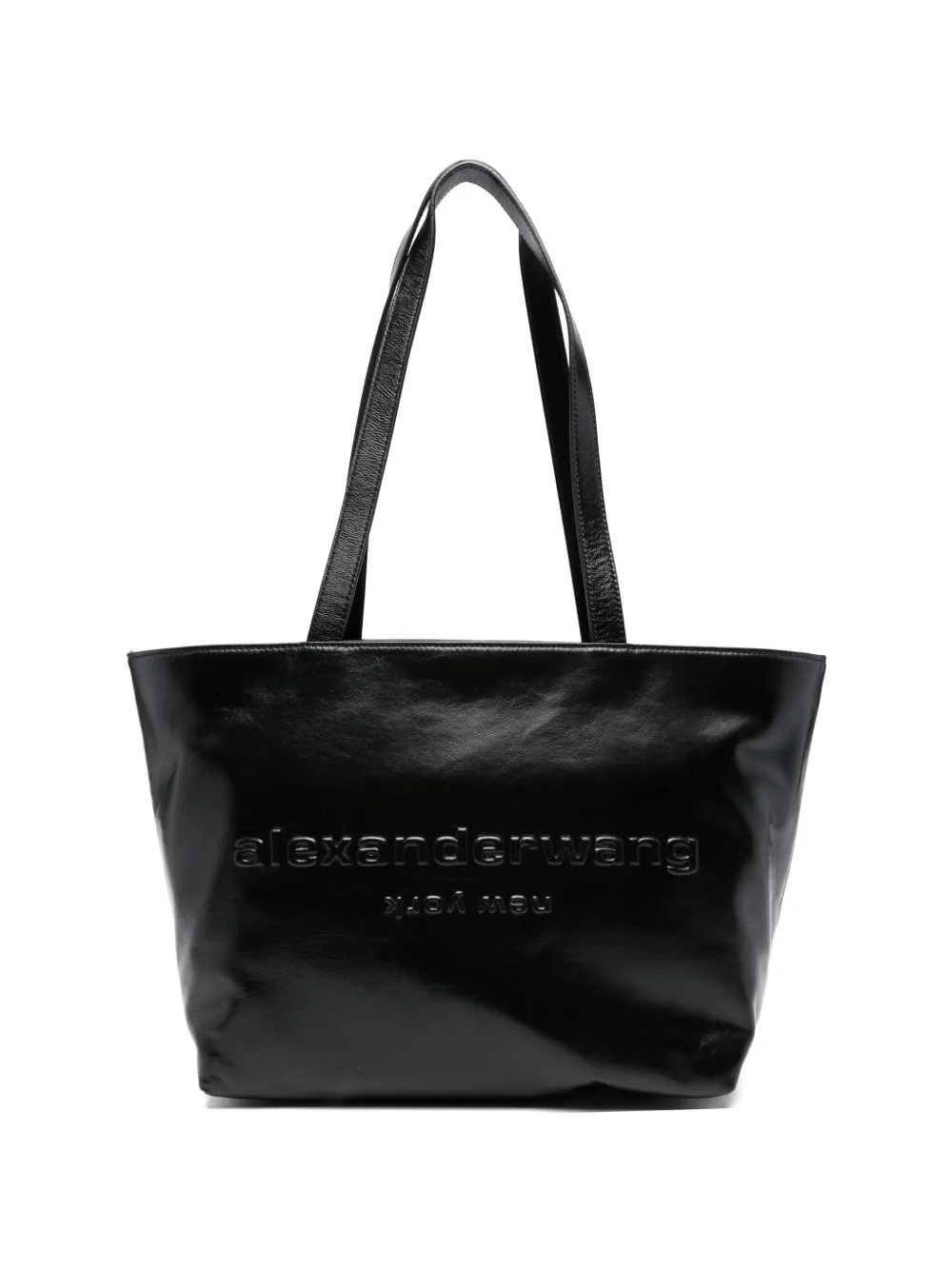 Alexander Wang embossed shoulder bag - Nero
