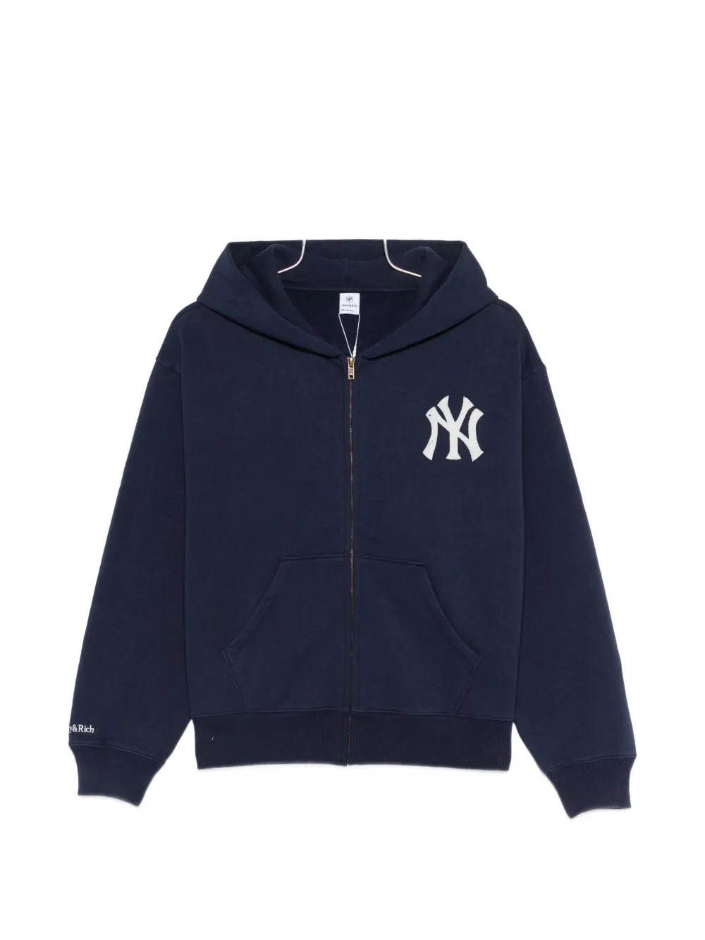 Sporty & Rich Emara zip-fastening hoodie - Blu