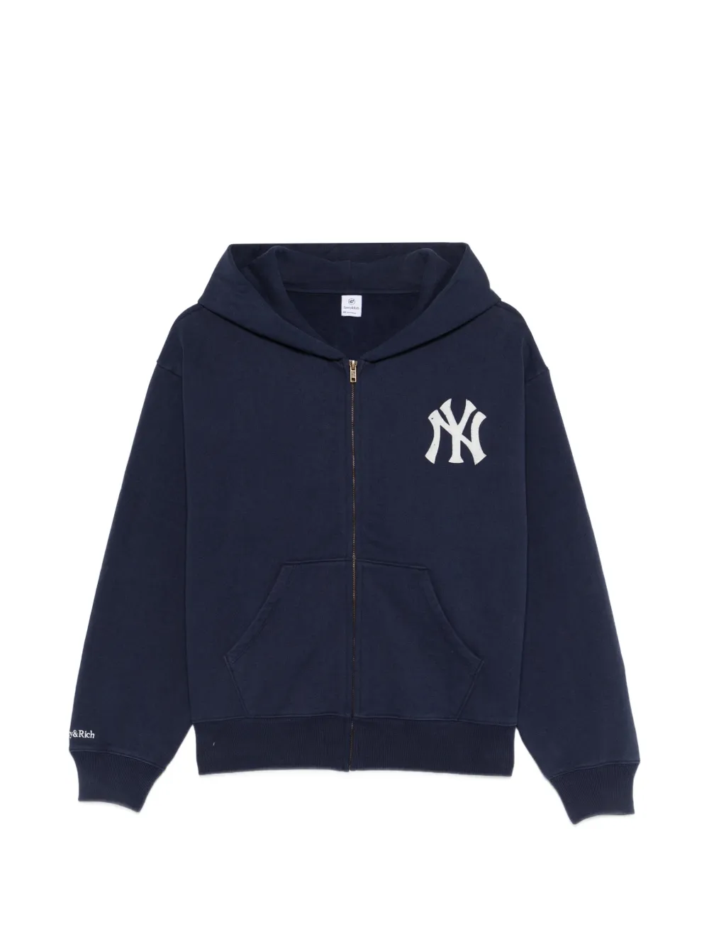 Sporty & Rich Emara zip-fastening hoodie - Blu