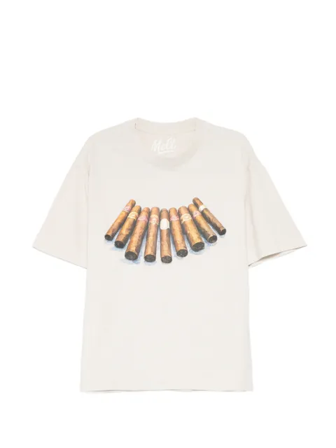 Melt cigar-print T-shirt