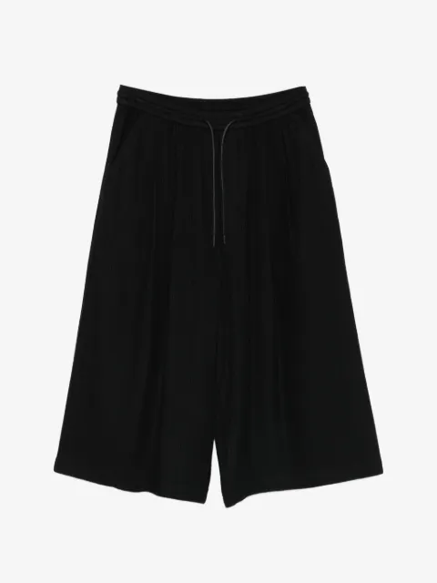 Juun.J drawstring ribbed shorts