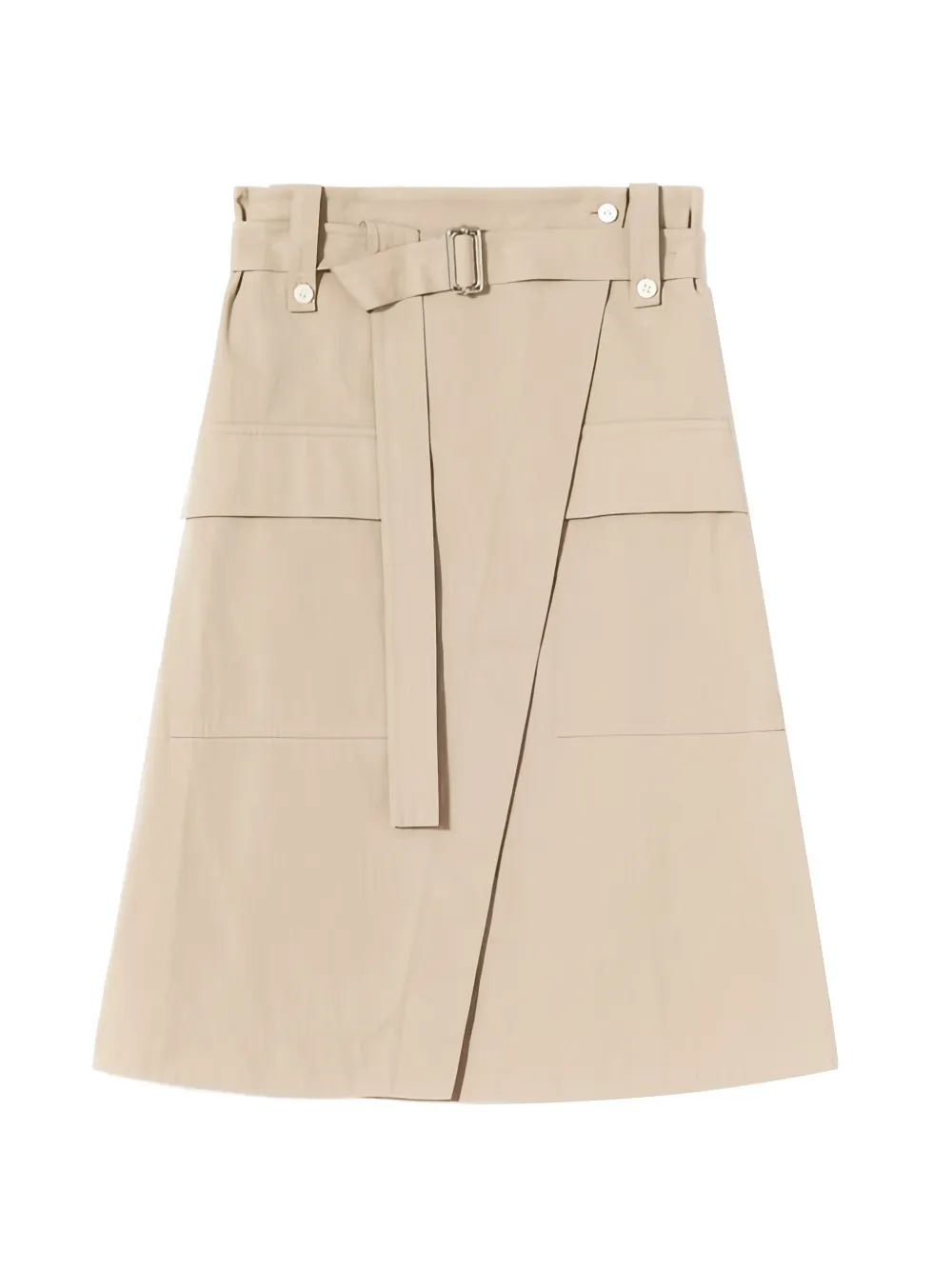 Plan C belt pocket skirt - Toni neutri