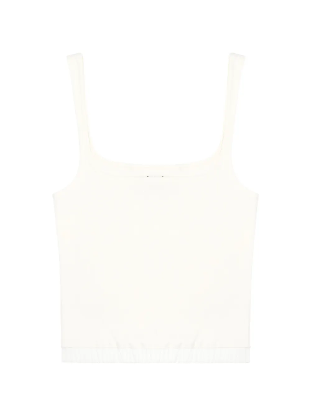 ENTIRE STUDIOS Tanktop met logopatch Beige