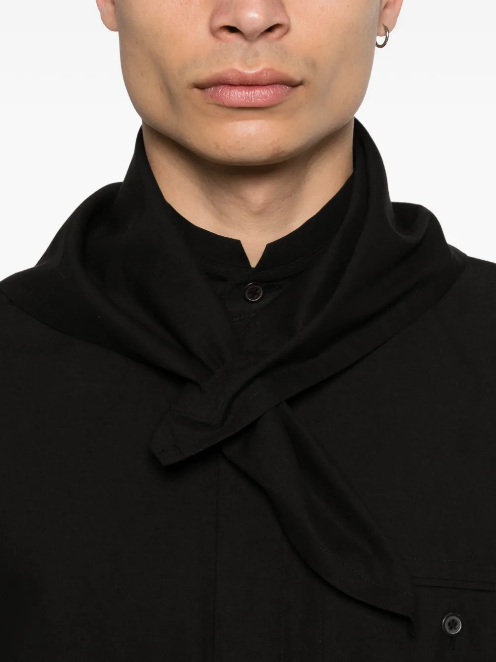 Homme Plissé Issey Miyake Overhemd met borstzak Zwart