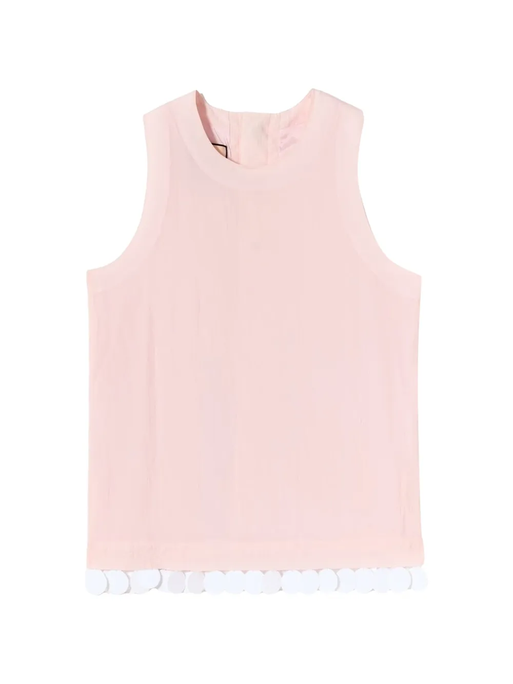 Plan C pompom tank top - Rosa