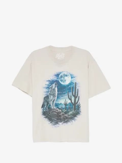 Melt graphic-print T-shirt