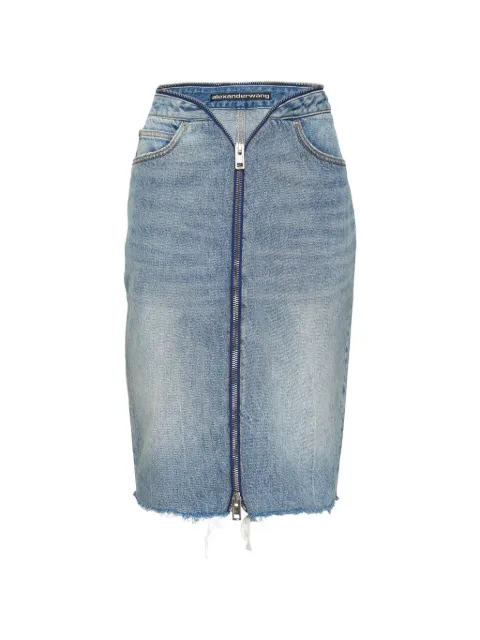 Alexander Wang Rock mit offenem Saum