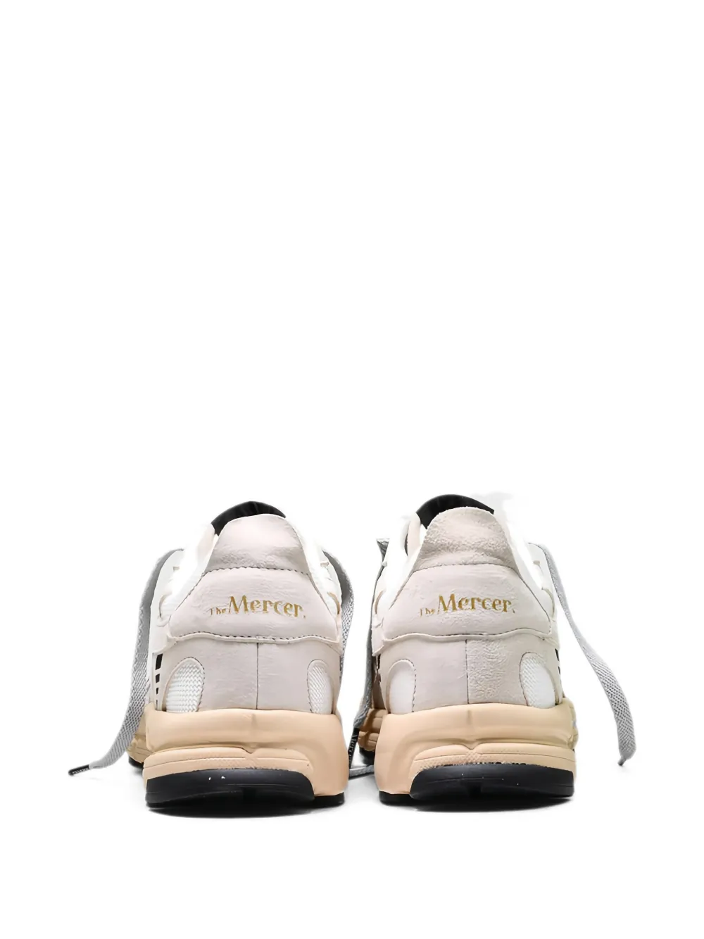 The Mercer Brand panelled mesh sneakers Beige
