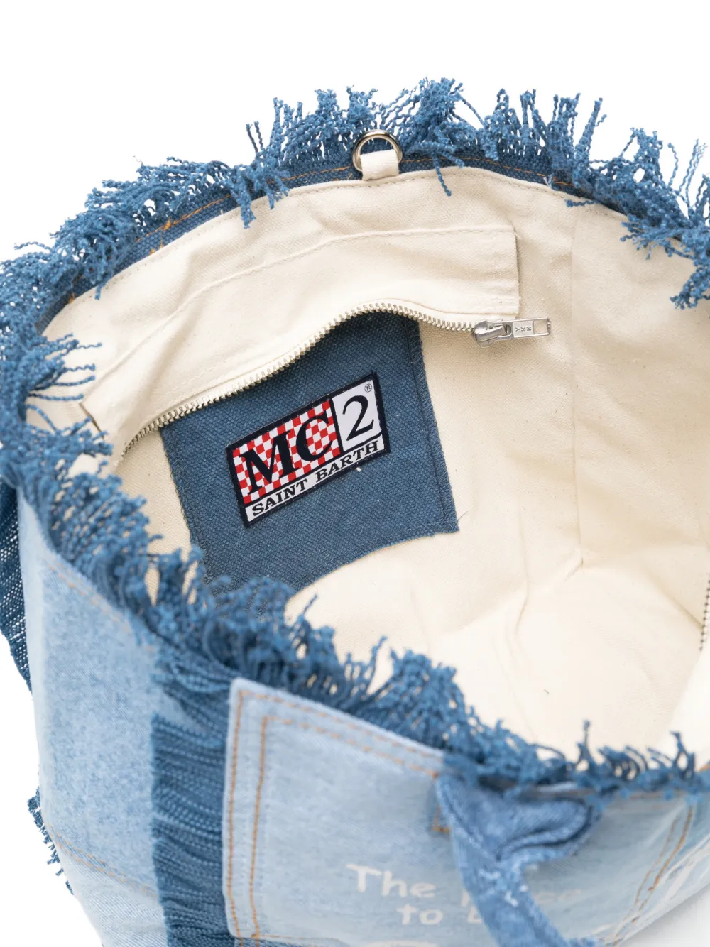 Colette Fringed Patchwork Tote Bag